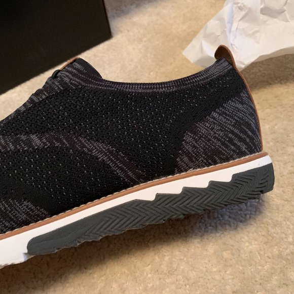 New In Box Hush Puppies Expert Wingtip Knit Oxford Black Size 15W - Picture 4 of 11